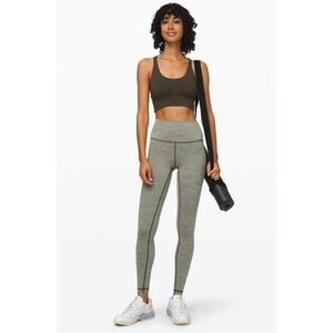 Lululemon Wunder Under High-Rise 28" Legging Sz 6 Wee Are From Space Sage‎ Green